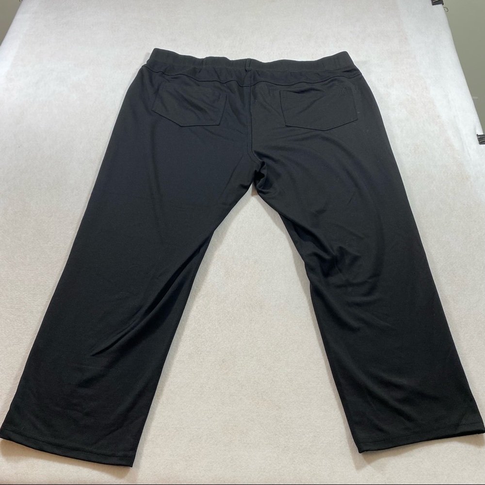 Stretch Comfty Pants Woman Elizabeth & Nicole Black elastic waistband pants - Picture 14 of 14